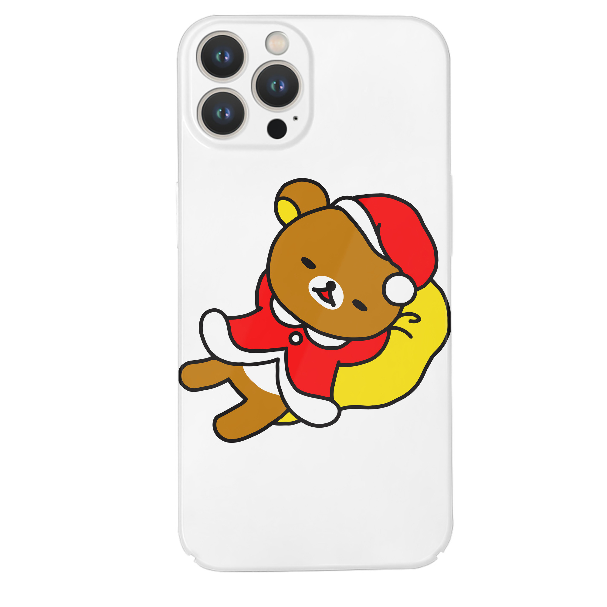 （画像用） リラックマ リラックマ キイロイトリ Rilakkuma Korilakkuma Kiiroitori 【iPhone 14シリーズ対応】ハードケース
